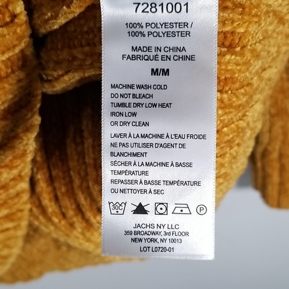 Jachs Girlfriend Gold Ribbed Sweater - Picture 4 of 5